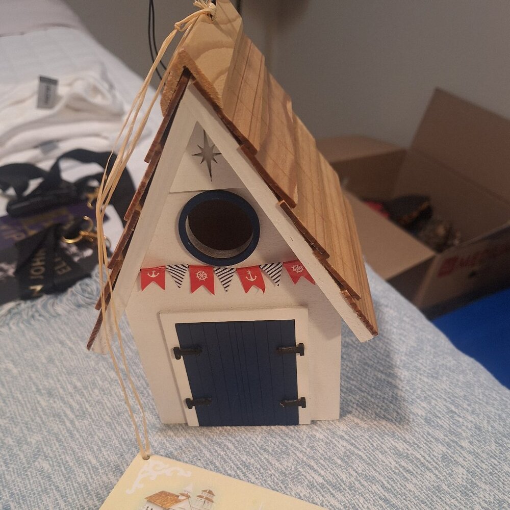 Nautical Anchor Architectural Birdhouse by Home Bazaar